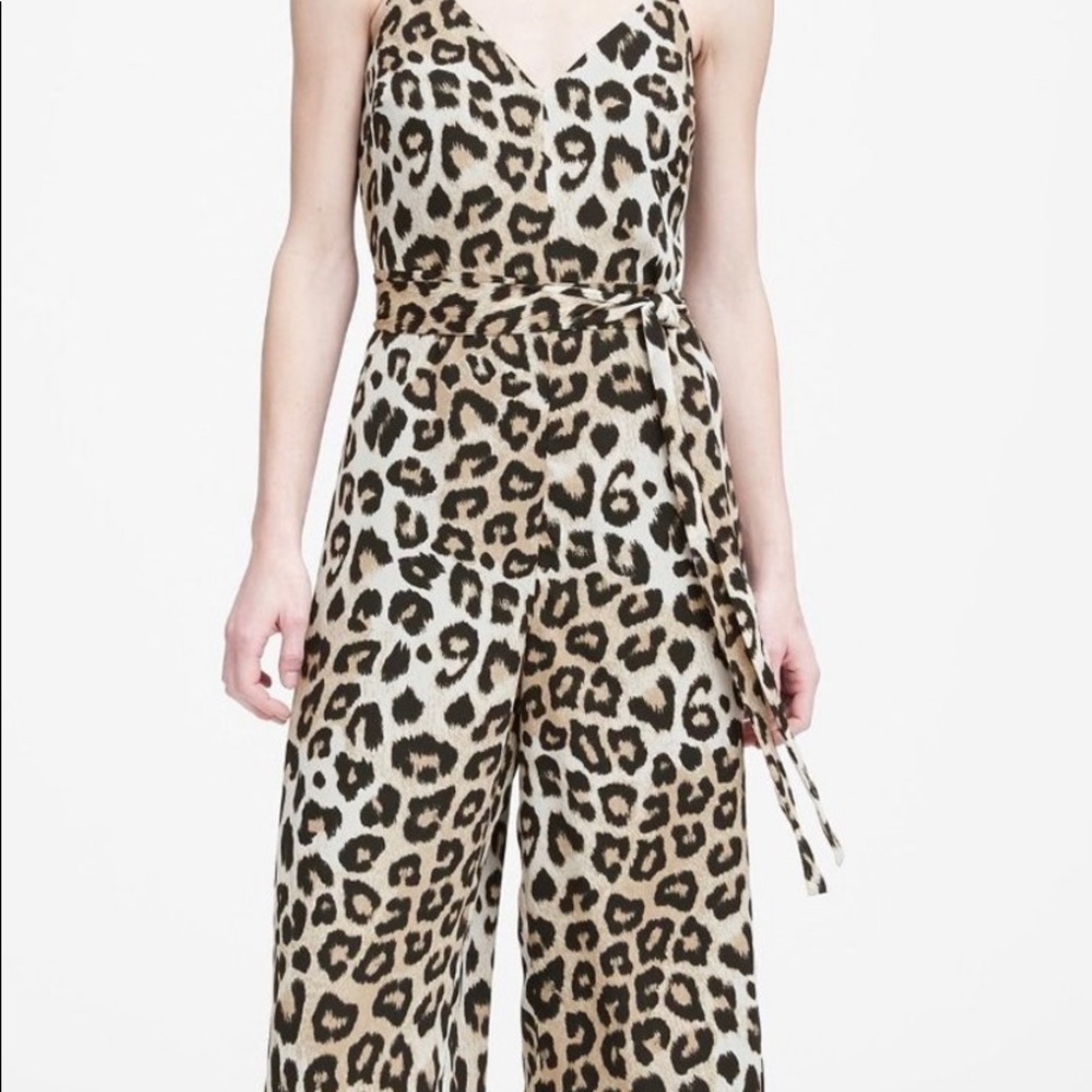 Banana Republic Leopard Jumpsuit